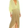 Siren Maxi Dress Soft Neon Ombre