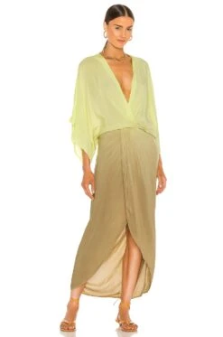 Siren Maxi Dress Soft Neon Ombre