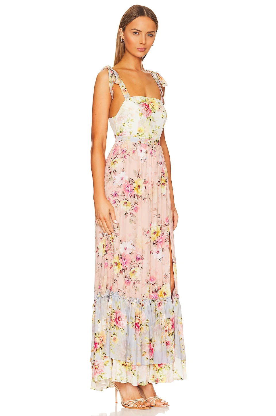 Mahogany Maxi Dress Dazzling Garden 4 Mahogany Maxi Dress Dazzling Garden - Image 2