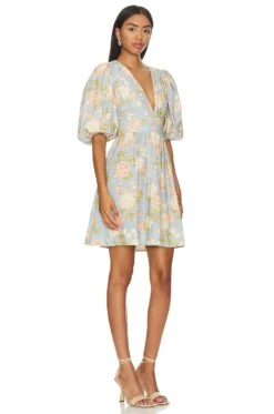 Gayle Dress Mellow Brook Crystal -Fashion Clothing Store YUMI WD584 V2